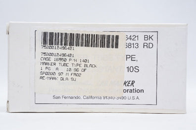 Securline 1400-20-GTC Lab Marker Color Black - Box of 10